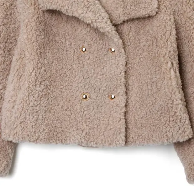 Eco-friendly Faux Shearling Jacket