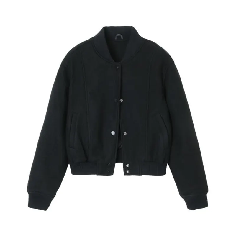 Giacca college da donna in lana con colletto vintage